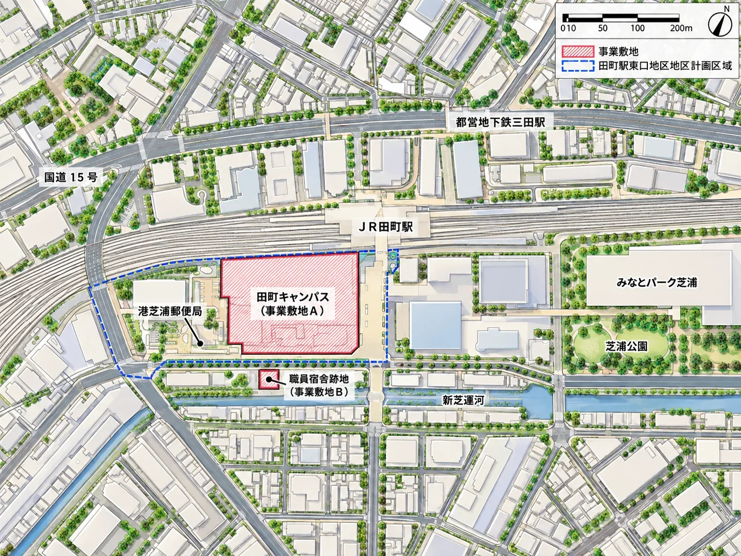 田町駅の西口と東口は2030年代にどう変わる？｜再開発で変わる街の姿を分かりやすく解説の参考画像